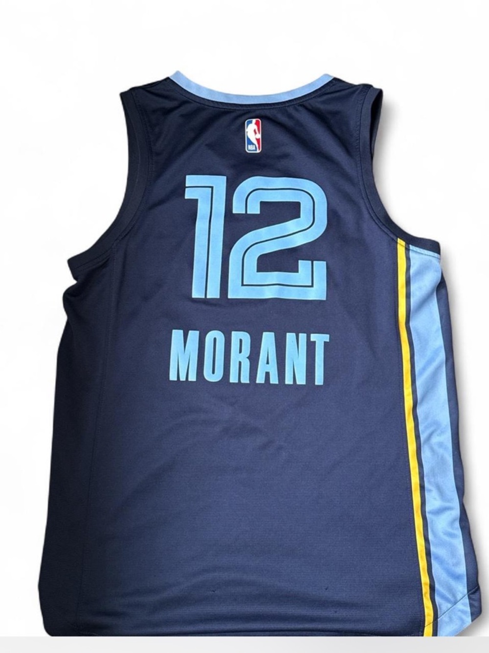 NBA Memphis Grizzlies Ja Morant navy blue jersey. Men’s size Small.